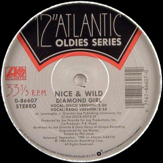 Nice & Wild / Tasha Thomas : Diamond Girl / Shoot Me (With Your Love) (12", RE)