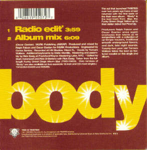 Funky Green Dogs : Body (CD, Single)