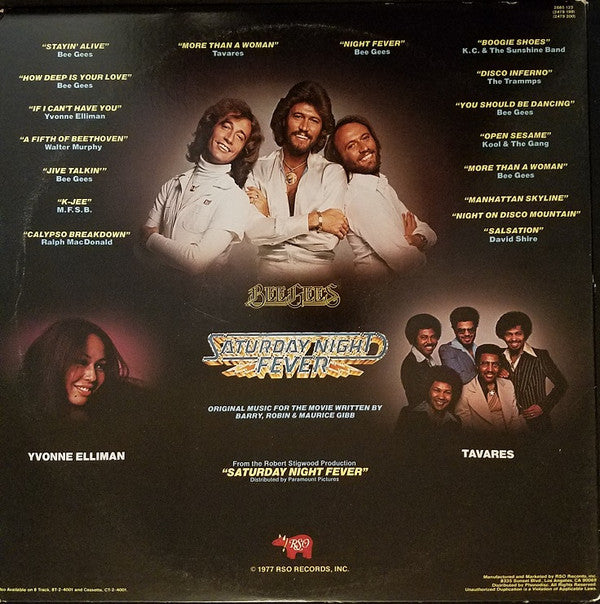 Various : Saturday Night Fever (The Original Movie Sound Track) (2xLP, Album, Comp, PRC)