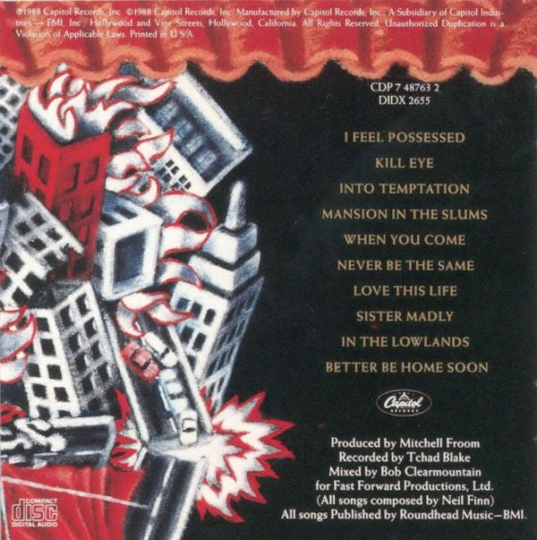 Crowded House : Temple Of Low Men (CD, Album)