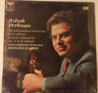Itzhak Perlman – Felix Mendelssohn-Bartholdy / Max Bruch – Concertgebouworkest, Bernard Haitink : Concerto In E Minor / Concerto No. 1 In G Minor (LP, DMM)