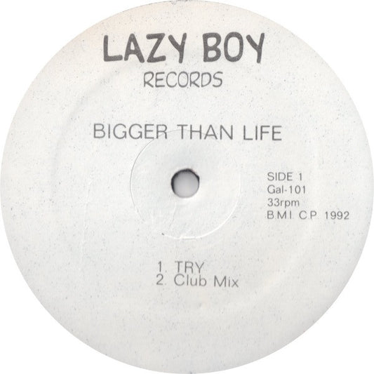 Bigger Than Life : Try (12")