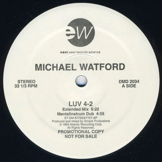 Michael Watford : Luv 4-2 (12", Promo)