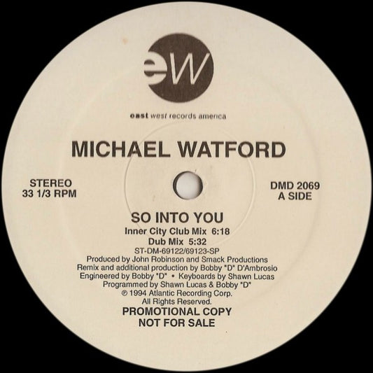 Michael Watford : So Into You (12", Promo)