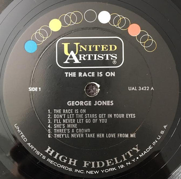 George Jones (2) : The Race Is On (LP, Comp, Mono)