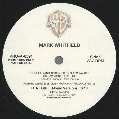 Mark Whitfield : That Girl (12", Single, Promo)