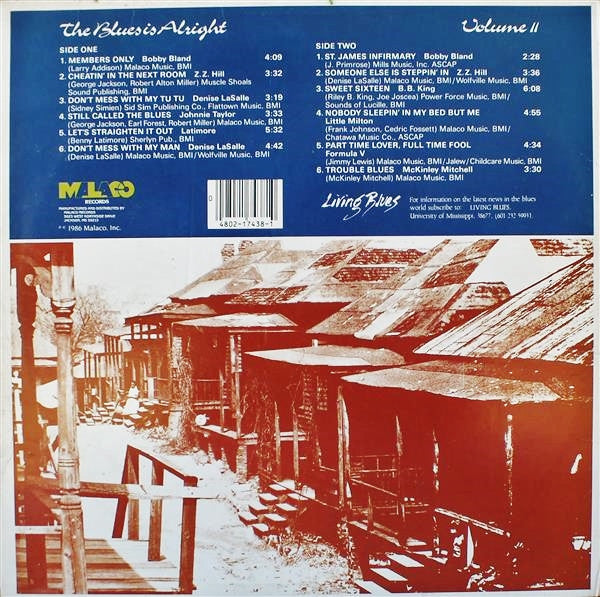 Various : The Blues Is Alright - Volume II (LP, Comp)