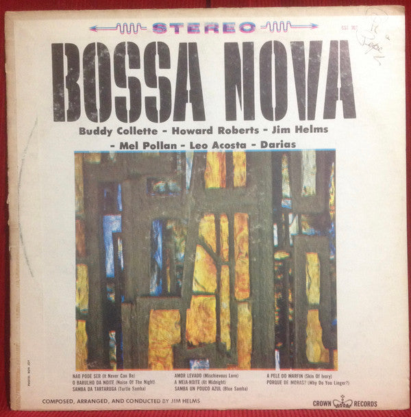 Jim Helms : Bossa Nova (LP, Album)