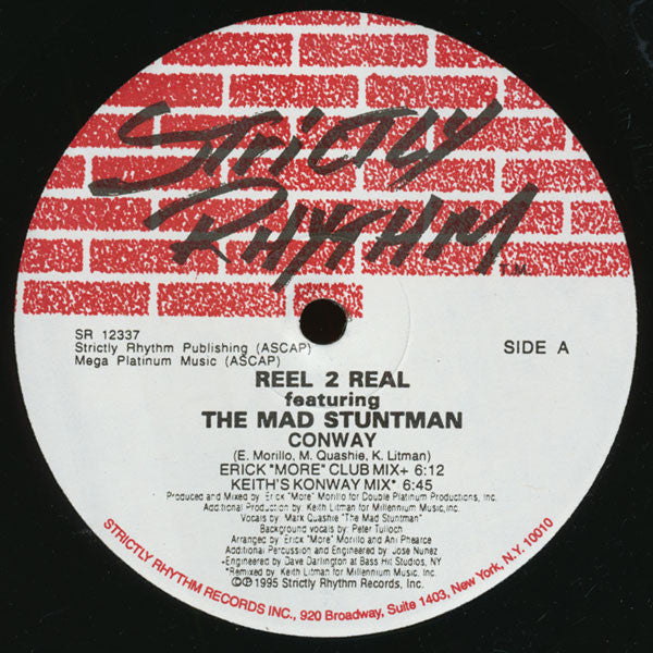 Reel 2 Real Featuring The Mad Stuntman : Conway (2x12")