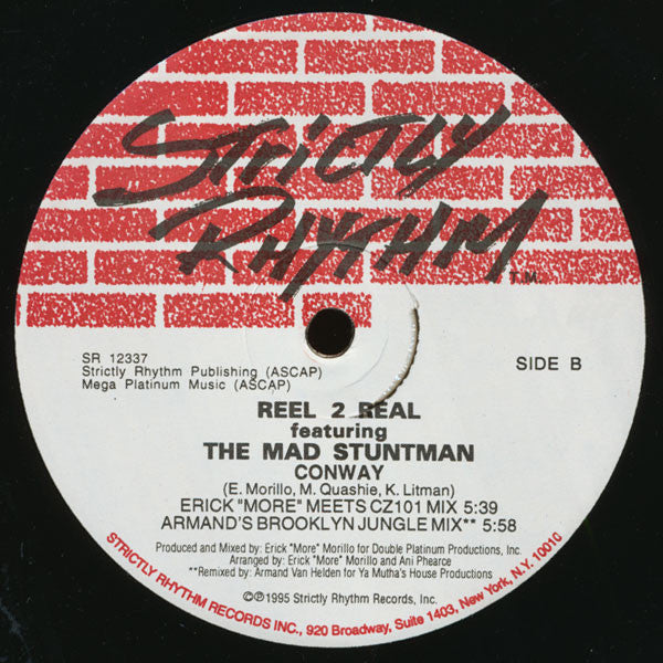 Reel 2 Real Featuring The Mad Stuntman : Conway (2x12")
