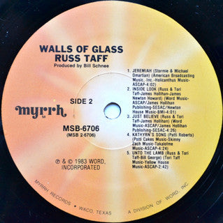 Russ Taff : Walls Of Glass (LP, Album)