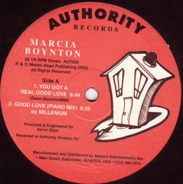 Marcia Boynton : You Got A Real Good Love (12")