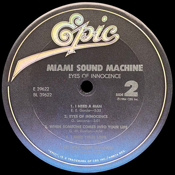 Miami Sound Machine : Eyes Of Innocence (LP, Album)