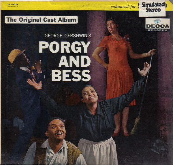 Todd Duncan (3) . Anne Brown, Eva Jessye Choir And Decca Symphony Orchestra : George Gershwin's Porgy And Bess (LP, Album, RE, RP)
