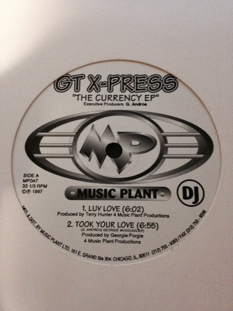 GT X-Press : The Currency EP (12", EP, Promo)