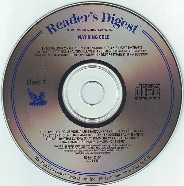 Nat King Cole : The Unforgettable (4xCD, Comp, RM)