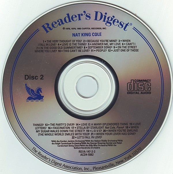 Nat King Cole : The Unforgettable (4xCD, Comp, RM)