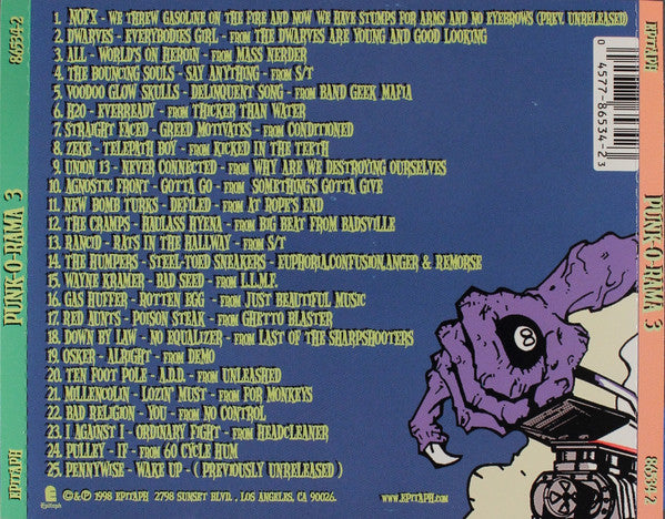Various : Punk-O-Rama III (CD, Comp)