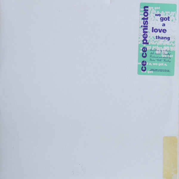 Ce Ce Peniston : We Got A Love Thang (2x12", Promo, Gat)