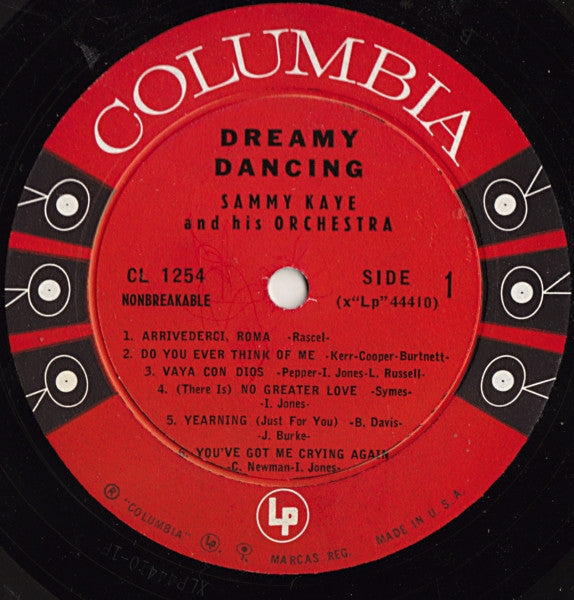Sammy Kaye And His Orchestra : Dreamy Dancing (LP, Album, Mono)
