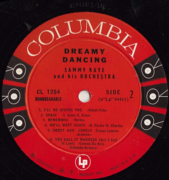 Sammy Kaye And His Orchestra : Dreamy Dancing (LP, Album, Mono)