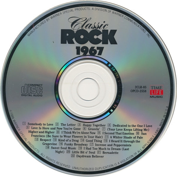 Various : Classic Rock 1967 (CD, Comp, RE)