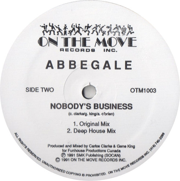 Abbegale : Feel My Nasty Groove / Nobody's Business (12")