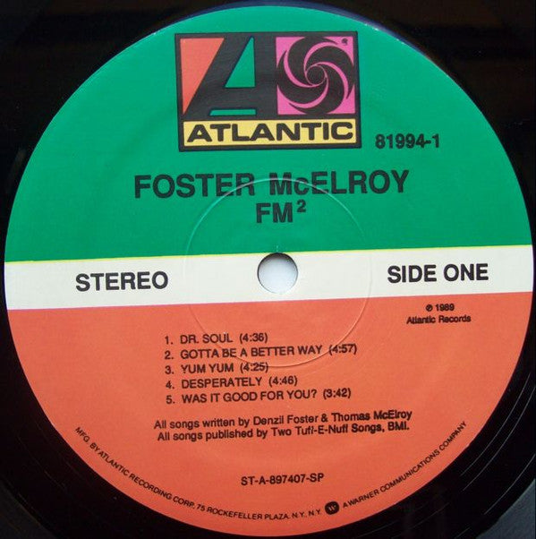 Foster & McElroy : FM² (LP, Album)