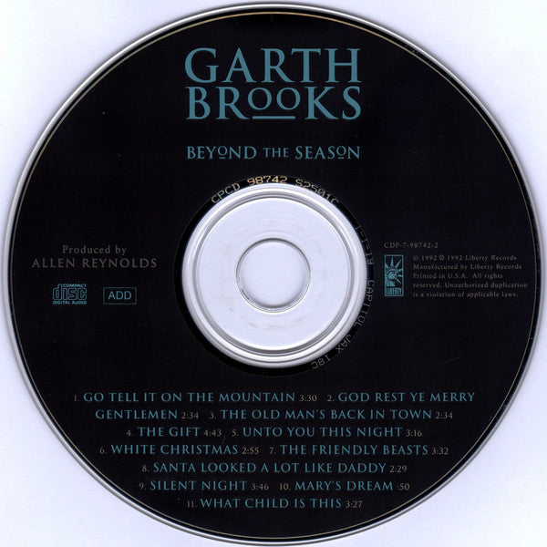 Garth Brooks : Beyond The Season (CD, Album)