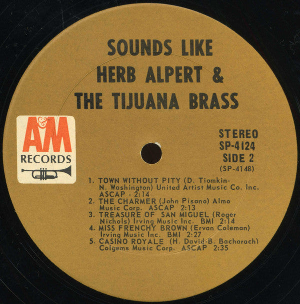 Herb Alpert & The Tijuana Brass : Sounds Like...Herb Alpert & The Tijuana Brass (LP, Album)