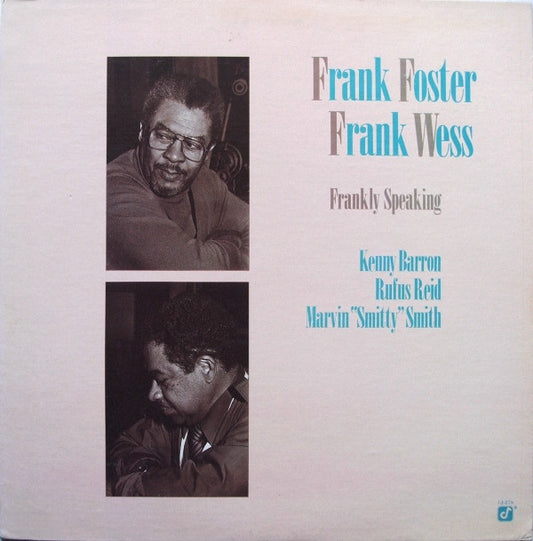 Frank Foster, Frank Wess : Frankly Speaking (LP, Album)