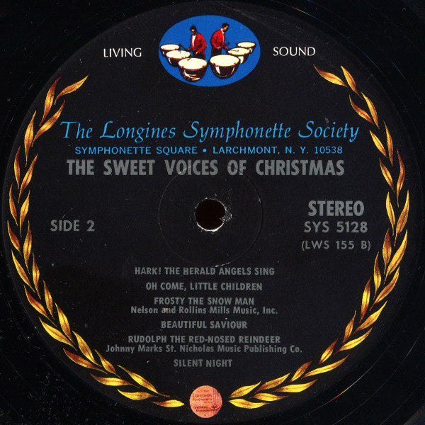 The Longines Symphonette, The Massed Children's Voices From The Choirs Of Famous Westminster Abbey And St. Paul's Cathedral : The Sweet Voices Of Christmas (LP, Album, RE)