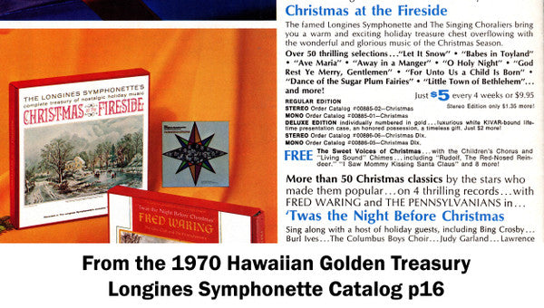 The Longines Symphonette, The Massed Children's Voices From The Choirs Of Famous Westminster Abbey And St. Paul's Cathedral : The Sweet Voices Of Christmas (LP, Album, RE)