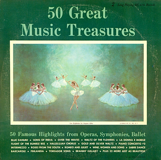 Unknown Artist : 50 Great Music Treasures (2xLP, Comp, Mono)