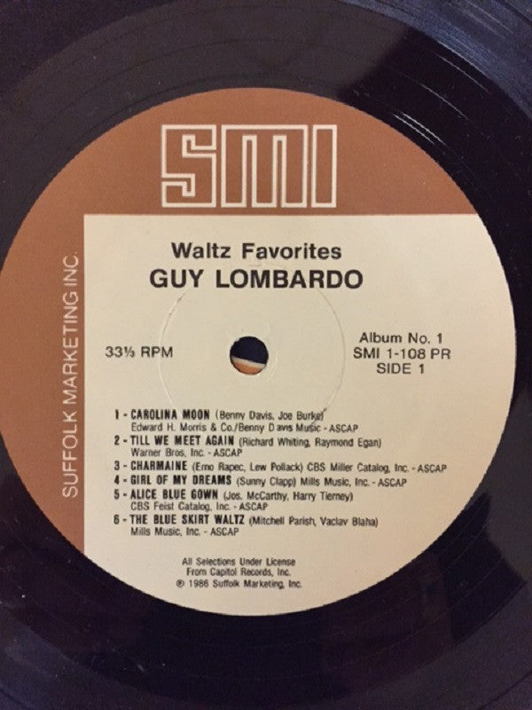 Guy Lombardo : Waltz Favorites Album No. 1 (LP, Comp)