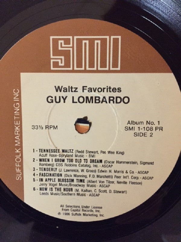 Guy Lombardo : Waltz Favorites Album No. 1 (LP, Comp)