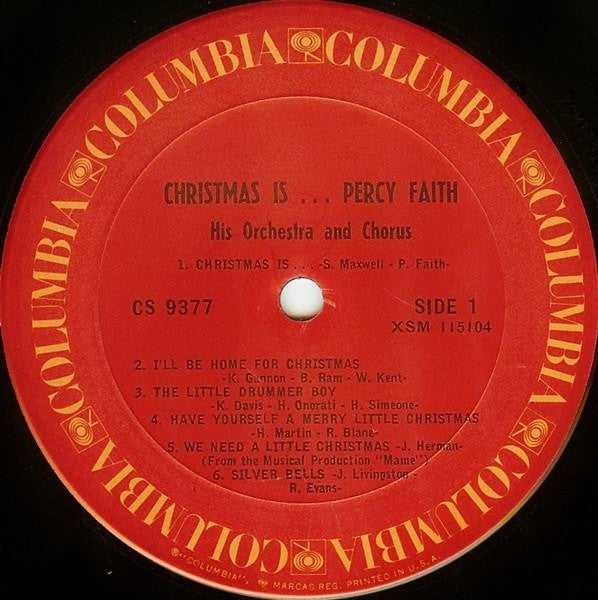 Percy Faith And His Orchestra And Chorus : Christmas Is...Percy Faith His Orchestra And Chorus (LP, Album, RE)