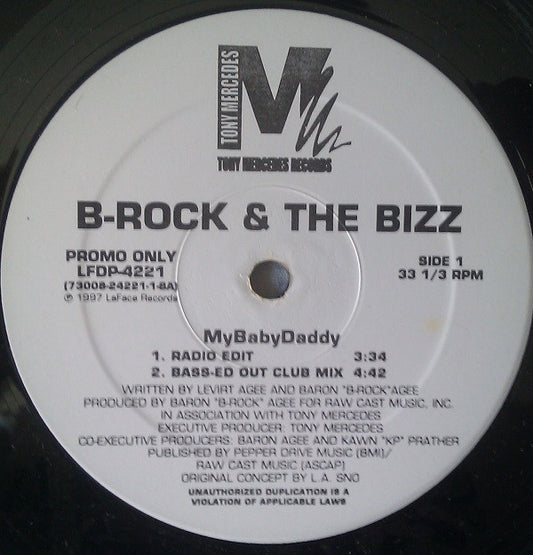 B-Rock & The Bizz : MyBabyDaddy (12", Promo)