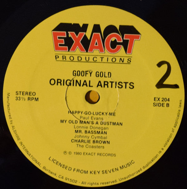Various : Goofy Gold (LP, Comp)