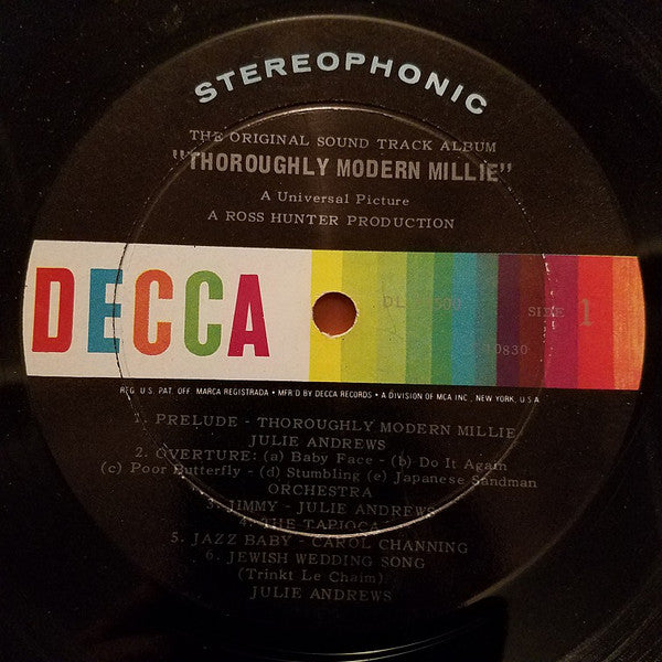 Various : Thoroughly Modern Millie (The Original Sound Track Album) (LP, Album, Gat)