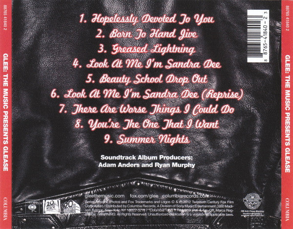 Glee Cast : Glee: The Music Presents Glease (CD, Album)