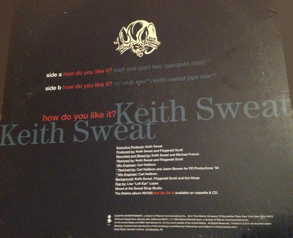 Keith Sweat : How Do You Like It? (12")