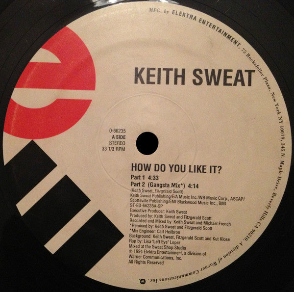 Keith Sweat : How Do You Like It? (12")