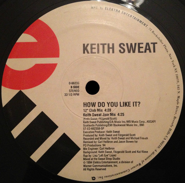 Keith Sweat : How Do You Like It? (12")