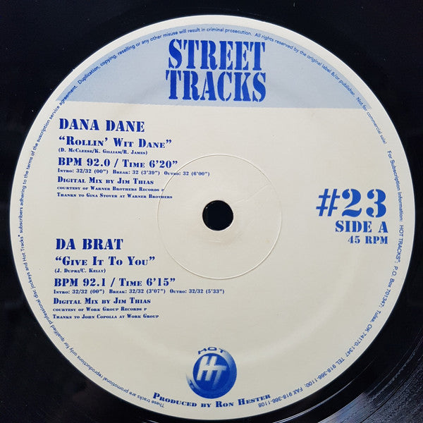 Various : Street Tracks 23 (3x12", Comp, Promo)