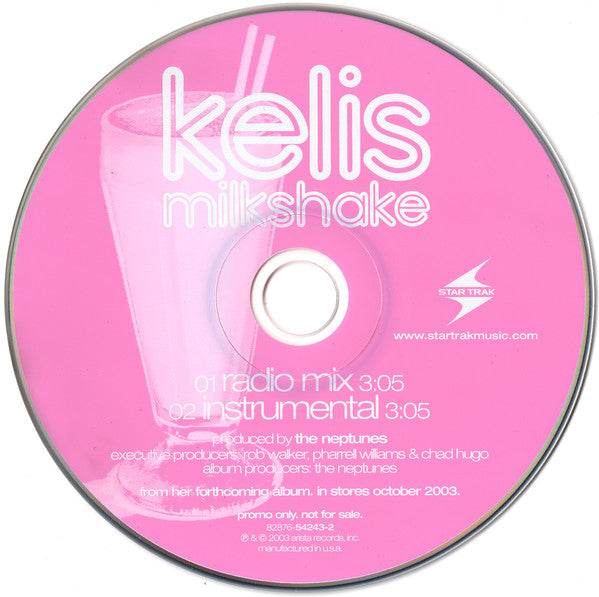 Kelis : Milkshake (CD, Single, Promo)