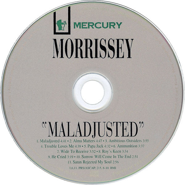 Morrissey : Maladjusted (CD, Album)
