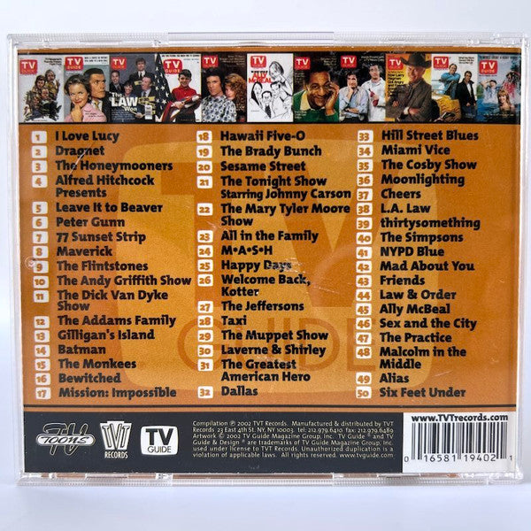 Various : Tee Vee Toons Presents: TV Guide 50 All-Time Favorite TV Themes (CD, Comp, Ltd)