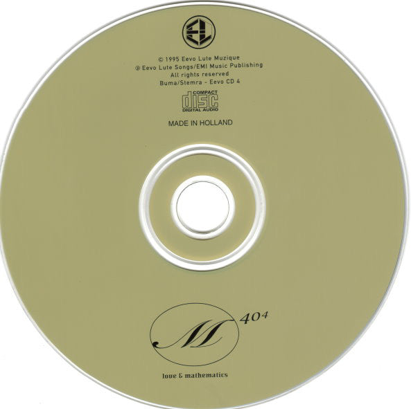 max 404 : Love & Mathematics (CD, Album)