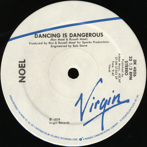 Noel (2) : Dancing Is Dangerous (12")
